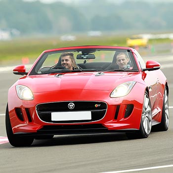F Type Jag Driving